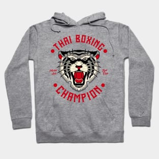 Thai Boxing Tiger Champion Fighter Martial Arts Hoodie